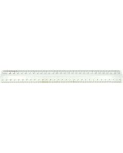 OSMER 30CM FINGER GRIP PLASTIC RULER - 300FG
