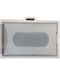 HARD PLASTIC ID CARD HOLDER - LANDSCAPE - BOX OF 20 - HPCL01