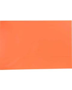 PLASTIC DOCUMENT WALLETS - FOOLSCAP - ORANGE - DWF06