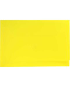 PLASTIC DOCUMENT WALLETS - FOOLSCAP - YELLOW - DWF07