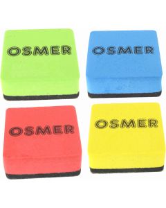 OSMER MINI WHITEBOARD ERASER - MAGNETIC - PACK OF 12 - ME222