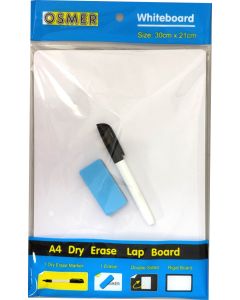 STUDENT WHITEBOARD KIT - A4 - MDF - DOUBLE SIDED - PLAIN - MWBPLAIN