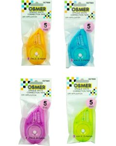 OSMER 5mm x 8 METRE CORRECTION TAPE - OCT800