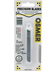 OSMER SNAP OFF BLADE - NARROW - PACK OF 10 - BL9T