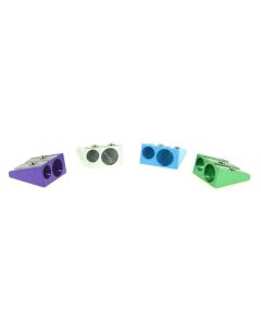2 HOLE ALUMINIUM SHARPENER - BOX OF 12 - PS1006