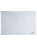 PLASTIC DOCUMENT WALLET - A3 - CLEAR - A3W13