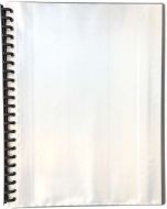 DISPLAY BOOK - CLEAR FRONT COVER - A4 20 POCKET - REFILLABLE - BLACK - CDIS01