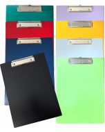 OSMER A4 CLIPBOARD - 32 x 23.2CM - ASSORTED COLOURS - CLIP19