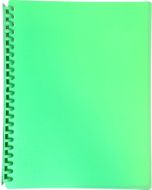 DISPLAY BOOK A4 20 POCKET - REFILLABLE - LIGHT GREEN - DIS11