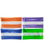 PVC MESH WITH 4 COLOURED BANDS 34CM X 17CM - MCB3417