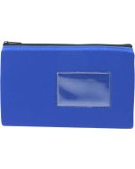 NEOPRENE NAME CARD PENCIL CASE - 1 ZIP - 23 X 15.5CM - BLUE - N2315B