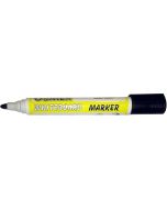 OSMER WHITEBOARD MARKERS - BULLET TIP - DOZEN - BLACK - OS501