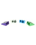 2 HOLE ALUMINIUM SHARPENER - BOX OF 12 - PS1006