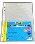 OSMER SHEET PROTECTORS - A4 - CLEAR - PACK OF 10 - SP10