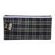 TARTAN BLUE DESIGN PENCIL CASE - JUMBO 34 X 17CM - TARB34171