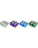 2 HOLE ALUMINIUM SHARPENER - BOX OF 12 - PS1006