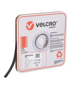 12mm WIDE - VELCRO® BRAND ONE-WRAP 12mm X 22.8M - BLACK - V189755